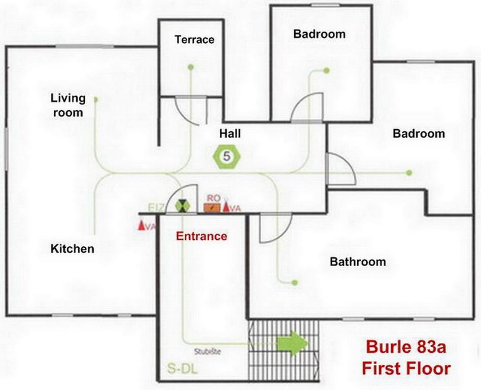 Burle Apartment With Free Private Parking Медулин Экстерьер фото
